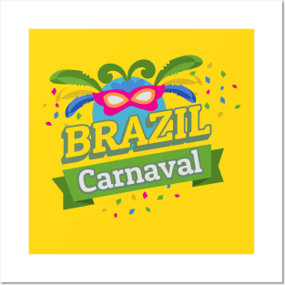 T-Shirt Brazil Carnival 2020 Posters and Art